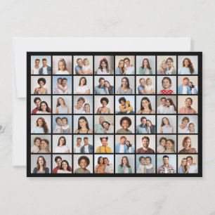 Erstellen Sie Ihre eigene 48-Foto-Collage-Grußkart Karte