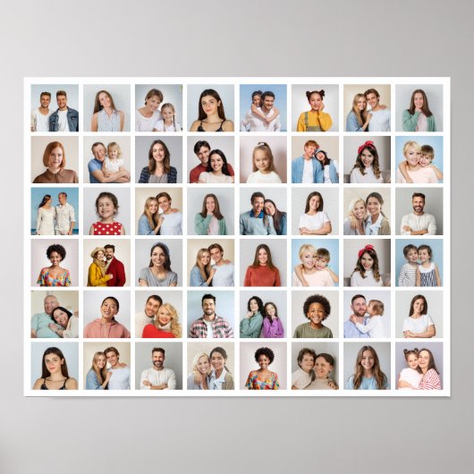 Erstellen Sie Ihre eigene 48-Foto-Collage Poster (Vorne)