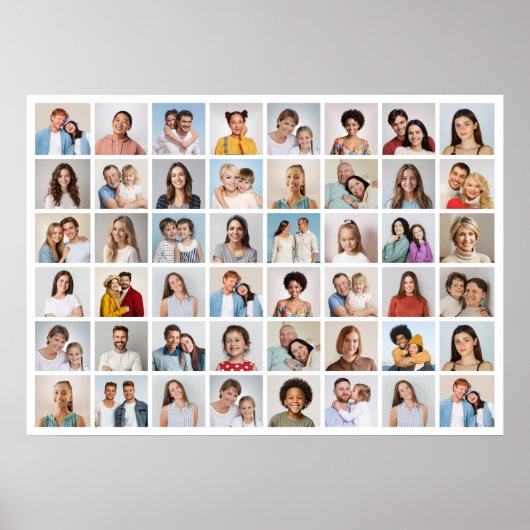 Erstellen Sie Ihre eigene 48-Foto-Collage Poster (Vorne)