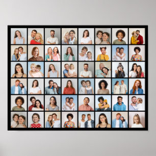 Erstellen Sie Ihre eigene 48-Foto-Collage Poster