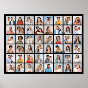 Erstellen Sie Ihre eigene 48-Foto-Collage Poster