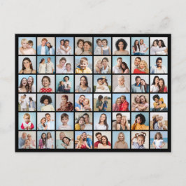 Erstellen Sie Ihre eigene 48 Foto Collage Postkart Postkarte
