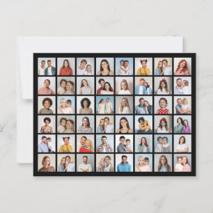 Erstellen Sie Ihre eigene 48-Foto-Collage  Postkarte