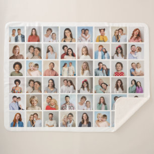 Erstellen Sie Ihre eigene 48-Foto-Collage Sherpadecke