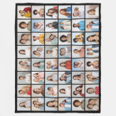 Erstellen Sie Ihre eigene 48 FotoCollage Fleecedecke (Vorderseite)