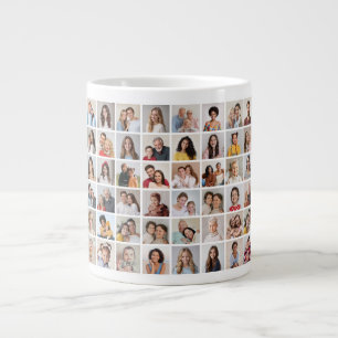 Erstellen Sie Ihre eigene 48 FotoCollage Jumbo-Tasse
