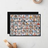 Erstellen Sie Ihre eigene 48 FotoCollage Mitteilungskarte (Vorderseite/Rückseite Beispiel)