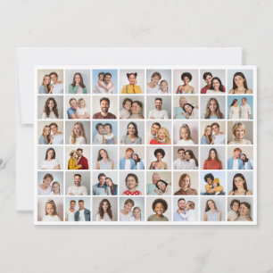 Erstellen Sie Ihre eigene 48 FotoCollage Mitteilungskarte