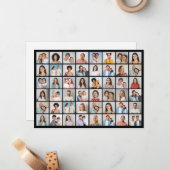 Erstellen Sie Ihre eigene 48 FotoCollage Mitteilungskarte (Vorderseite/Rückseite Beispiel)