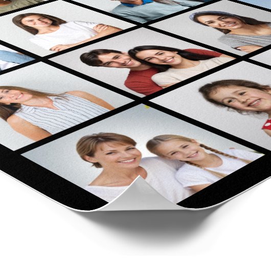 Erstellen Sie Ihre eigene 48 FotoCollage Poster (Ecke)