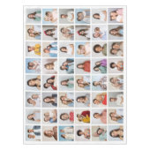 Erstellen Sie Ihre eigene 48 FotoCollage Tischdecke (Vorderseite)