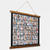 Erstellen Sie Ihre eigene 48 FotoCollage Wandteppich Mit Holzrahmen (Gewinkelt)