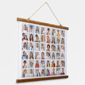 Erstellen Sie Ihre eigene 48 FotoCollage Wandteppich Mit Holzrahmen (Gewinkelt)
