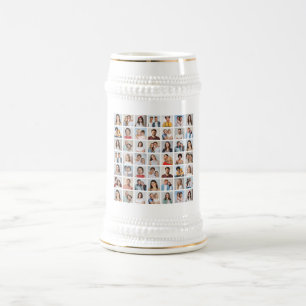 Erstellen Sie Ihre eigene 49-Foto-Collage Bierglas