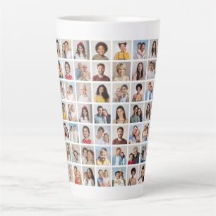 Erstellen Sie Ihre eigene 49-Foto-Collage Milchtasse