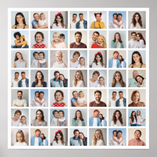 Erstellen Sie Ihre eigene 49-Foto-Collage Poster