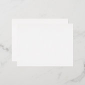 Erstellen Sie Ihre eigene 4.25" x 5.6" Foil Einlad Folie Einladungspostkarte (Vorderseite/Rückseite)