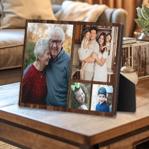 Erstellen Sie Ihre eigene 4-Familienfoto-Collage r Fotoplatte