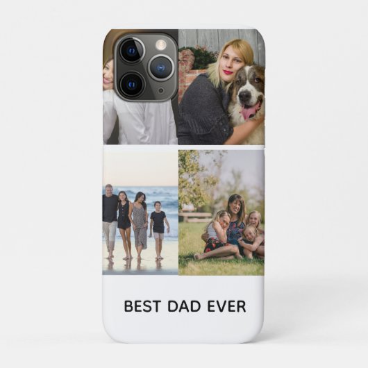 Erstellen Sie Ihre eigene 4-Foto-Collage Bester Va Case-Mate iPhone Hülle (Rückseite)