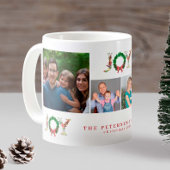 Erstellen Sie Ihre eigene 4-Foto-Familienfeierlich Kaffeetasse