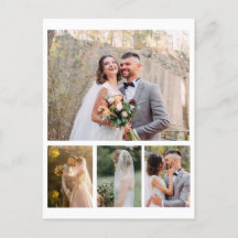 Erstellen Sie Ihre eigene 4-Foto-Hochzeitskollekti