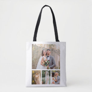 Erstellen Sie Ihre eigene 4-Foto-Hochzeitskollekti Tasche