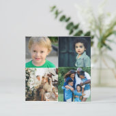 Erstellen Sie Ihre eigene 4-FotoCollage (Stehend Vorderseite)