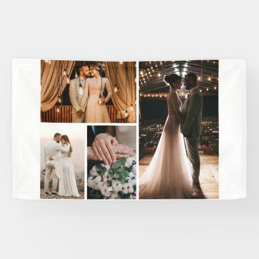 Erstellen Sie Ihre eigene 4-FotoCollage Banner (Horizontal)