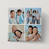 Erstellen Sie Ihre eigene 4-FotoCollage Button (Vorderseite)