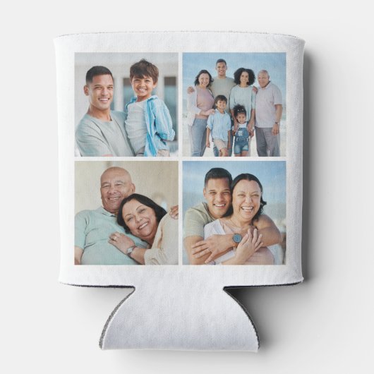 Erstellen Sie Ihre eigene 4-FotoCollage Dosenkühler (Rückseite)