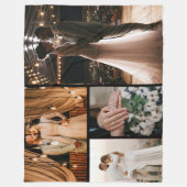 Erstellen Sie Ihre eigene 4-FotoCollage Fleecedecke (Vorderseite)