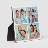 Erstellen Sie Ihre eigene 4-FotoCollage Fotoplatte (Vorderseite)