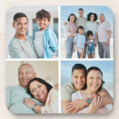 Erstellen Sie Ihre eigene 4-FotoCollage Getränkeuntersetzer (Vorderseite)