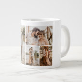 Erstellen Sie Ihre eigene 4-FotoCollage Jumbo-Tasse (Vorderseite Rechts)
