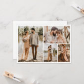 Erstellen Sie Ihre eigene 4-FotoCollage Karte (Vorderseite/Rückseite Beispiel)