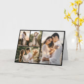 Erstellen Sie Ihre eigene 4-FotoCollage Karte (Gelbe Blume)