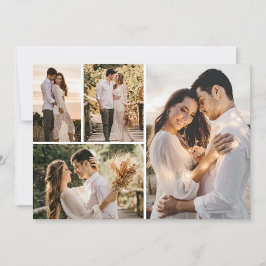 Erstellen Sie Ihre eigene 4-FotoCollage Karte (Vorderseite)