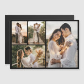 Erstellen Sie Ihre eigene 4-FotoCollage Magnetkarte (Vorne/Hinten)