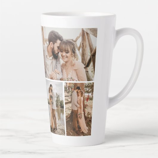 Erstellen Sie Ihre eigene 4-FotoCollage Milchtasse (Rechts)