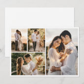 Erstellen Sie Ihre eigene 4-FotoCollage Mitteilungskarte (Vorne/Hinten)