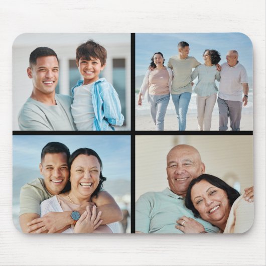 Erstellen Sie Ihre eigene 4-FotoCollage Mousepad (Vorne)