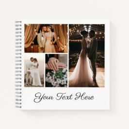 Erstellen Sie Ihre eigene 4-FotoCollage Notizblock