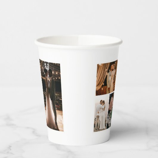 Erstellen Sie Ihre eigene 4-FotoCollage Pappbecher (Links)