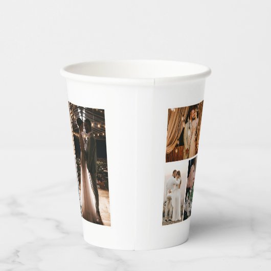 Erstellen Sie Ihre eigene 4-FotoCollage Pappbecher (Rechts)