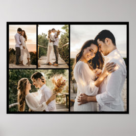 Erstellen Sie Ihre eigene 4-FotoCollage Poster