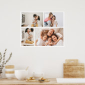 Erstellen Sie Ihre eigene 4-FotoCollage Poster (Küche)