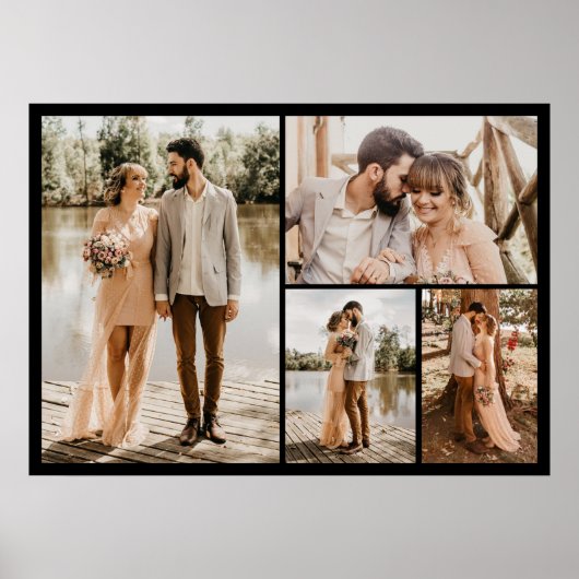 Erstellen Sie Ihre eigene 4-FotoCollage Poster (Vorne)