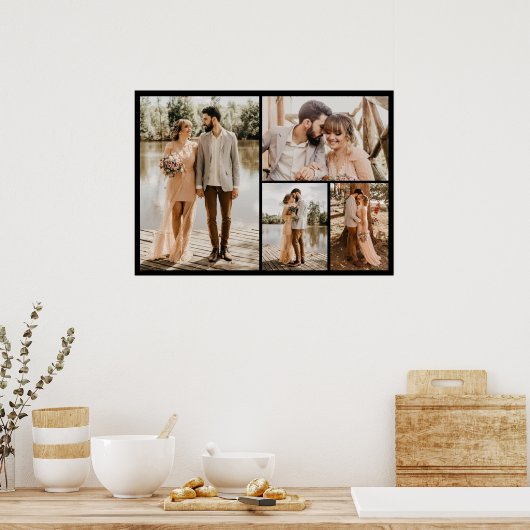 Erstellen Sie Ihre eigene 4-FotoCollage Poster (Küche)