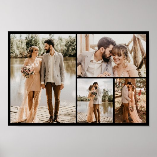 Erstellen Sie Ihre eigene 4-FotoCollage Poster (Vorne)