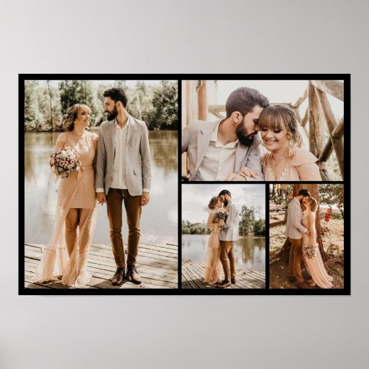 Erstellen Sie Ihre eigene 4-FotoCollage Poster (Vorne)